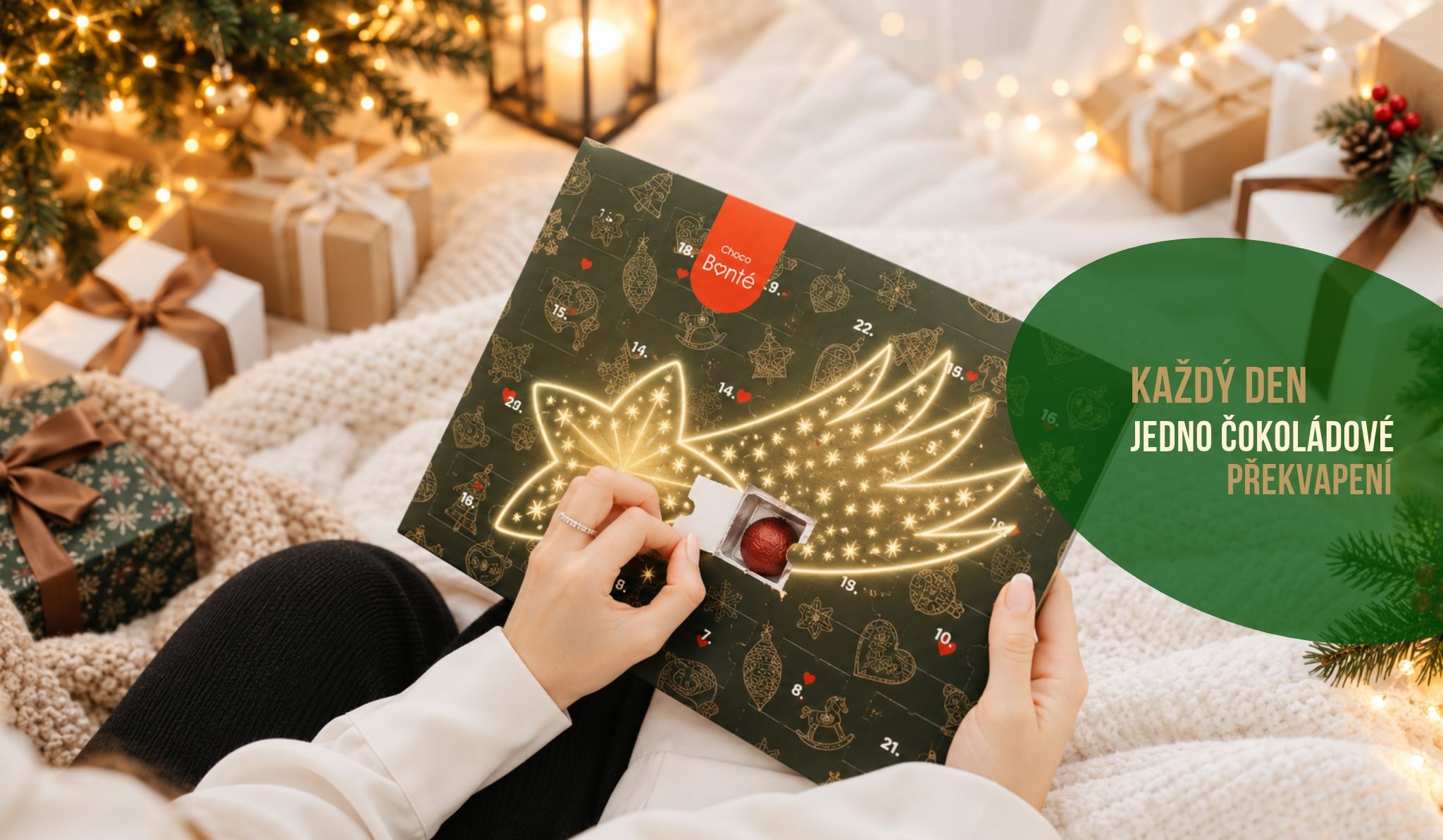 Čokoládové adventní kalendáře Choco Bonté
